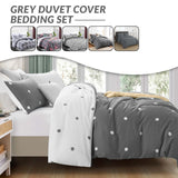 Grey Duvet Cover Bedding Set