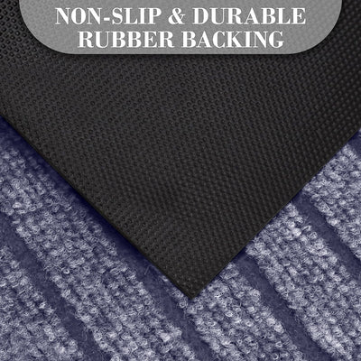 Heavy Duty Rubber Grey Door Mat