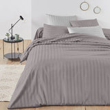 Stripe Duvet Covers Bedding Set with Pillowcases & Fitted Sheet