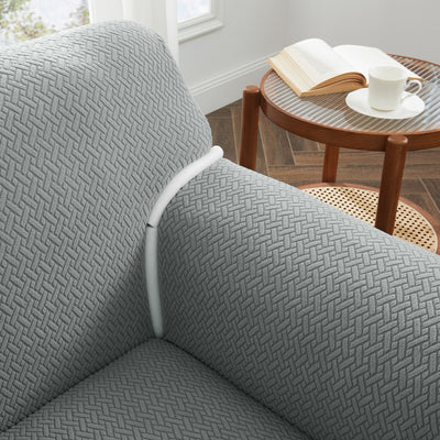 Grey Stretch Sofa Covers
