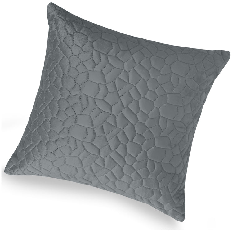 Velvet Embossed Pattern Cushion Covers Pebbles