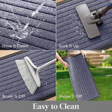 Heavy Duty Rubber Grey Door Mat
