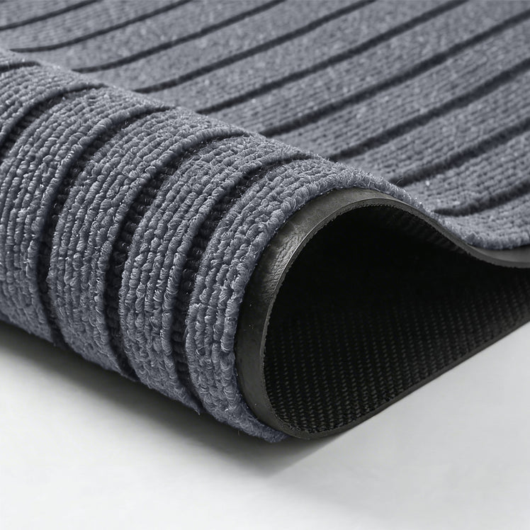 Heavy Duty Rubber Grey Door Mat