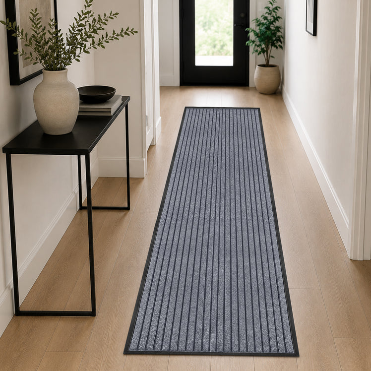 Non-Slip Rubber Door Mat – Washable Indoor & Outdoor Mat