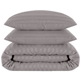 Stripe Duvet Covers Bedding Set with Pillowcases & Fitted Sheet