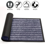 Heavy Duty Rubber Grey Door Mat