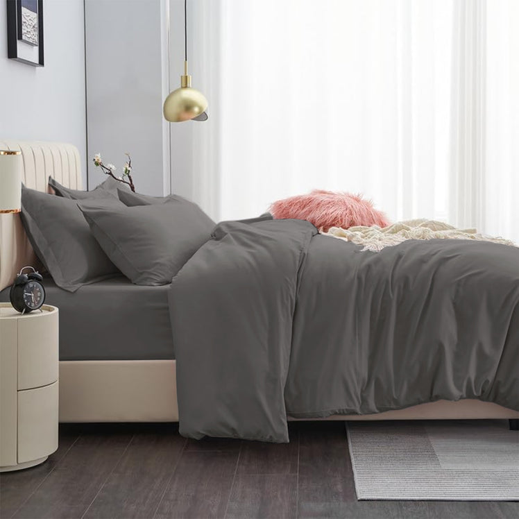 Grey Duvet Cover Bedding Set