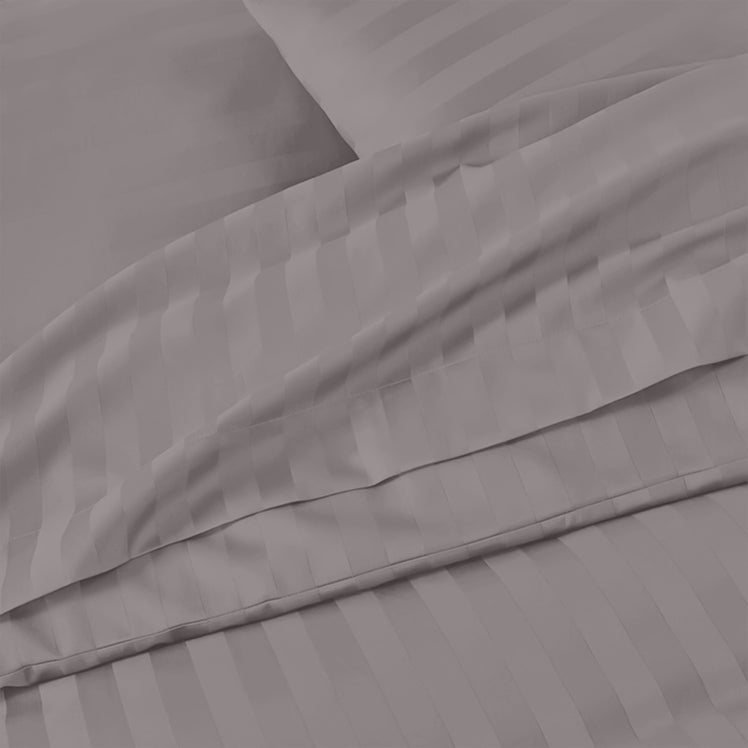 Stripe Duvet Covers Bedding Set with Pillowcases & Fitted Sheet