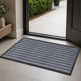 Non-Slip Rubber Door Mat – Washable Indoor & Outdoor Mat