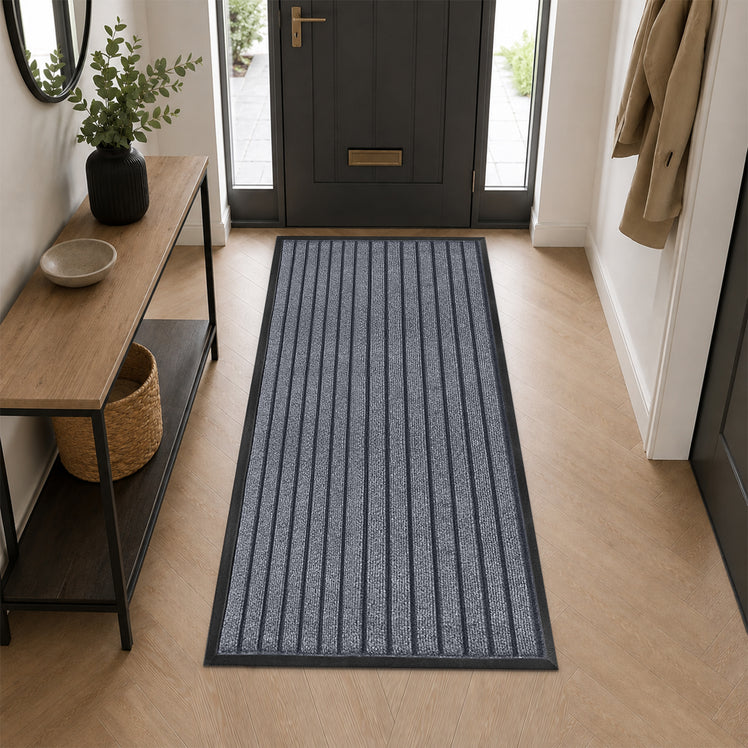 Non-Slip Rubber Door Mat – Washable Indoor & Outdoor Mat