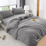 4 Piece Bedding Set Duvet Cover, Pillowcases & Fitted Sheet