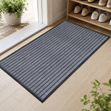 Non-Slip Rubber Door Mat – Washable Indoor & Outdoor Mat