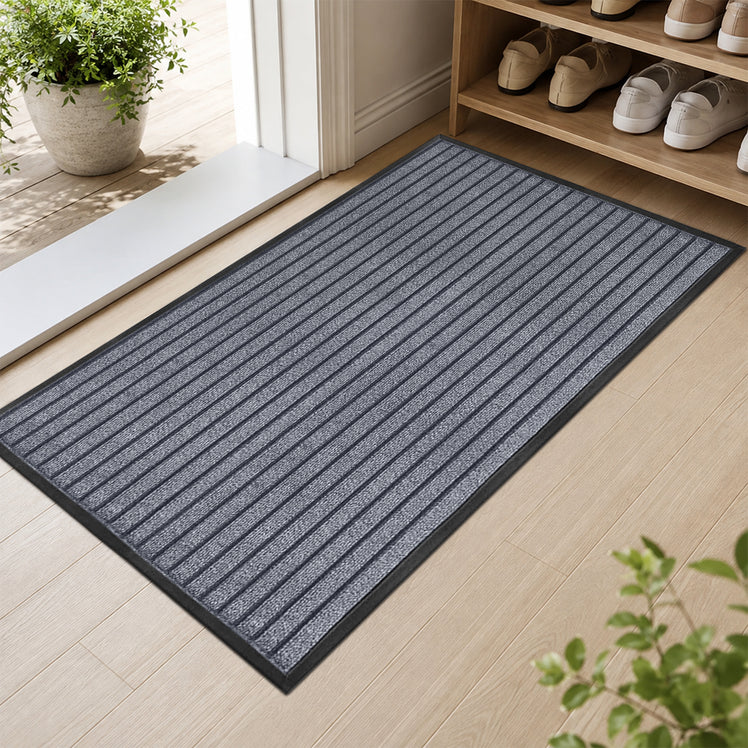 Non-Slip Rubber Door Mat – Washable Indoor & Outdoor Mat