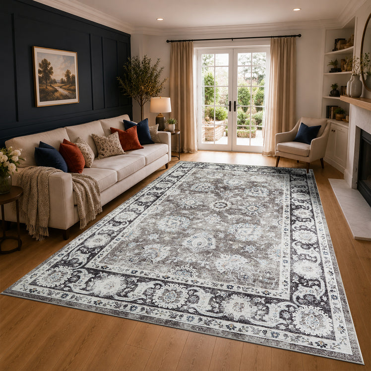 European Oriental Area Rug Cashmere Harmony