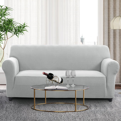 Light Grey Stretch Sofa Covers