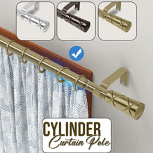 Extendable Metal Cylinder Curtain Pole Set