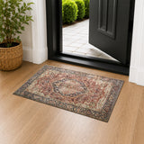 Turkish Rug Vintage Majestic For Bedroom