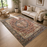 Turkish Rug Vintage Majestic For Bedroom