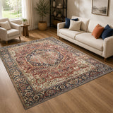 Turkish Rug Vintage Majestic For Bedroom