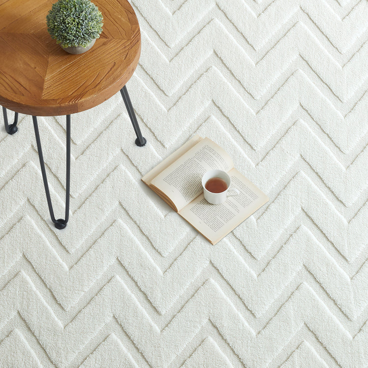Modern Chevron Zig Zag Pattern Area Rug & Runner