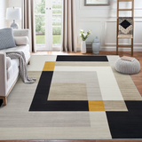 Modern Geometry Large Area Rug For Bedroom