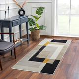 Modern Geometry Large Area Rug For Bedroom