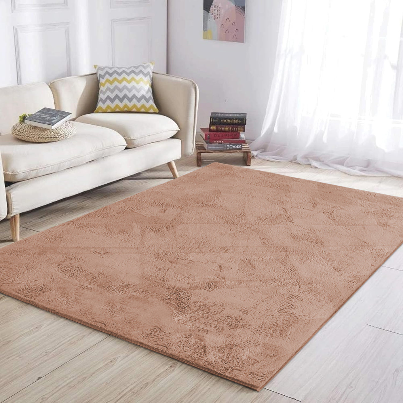 Mink Rabbit Fur Rug