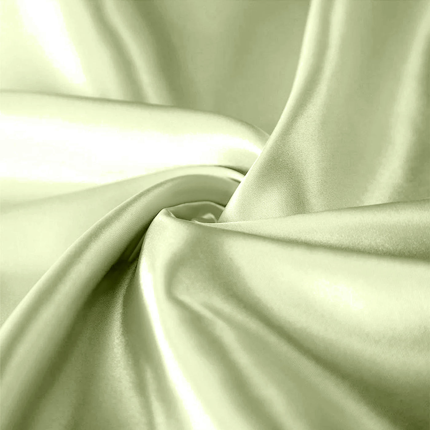 Satin Silk Pillowcases Pair Mint