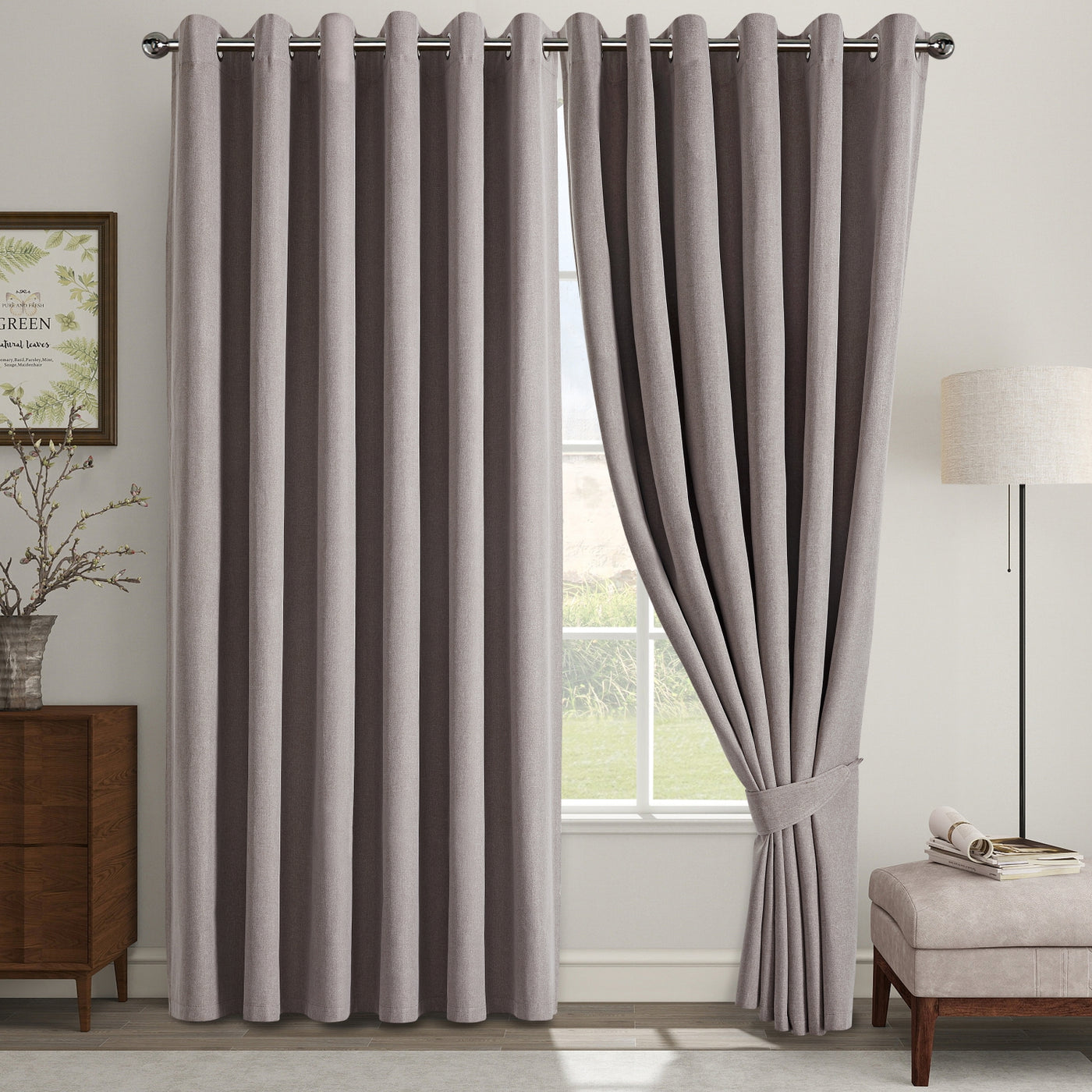Blackout Curtains – Eyelet Design for Bedroom
