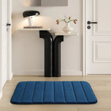 Memory Foam Bath Mat Navy