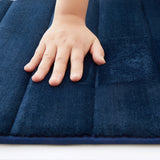 Memory Foam Bath Mat Navy