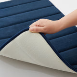 Memory Foam Bath Mat Navy