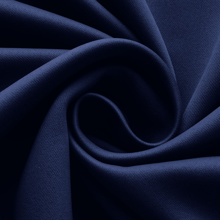 Blackout Thermal Pencil Pleat Curtains Navy