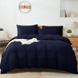 4 Piece Bedding Set Duvet Cover, Pillowcases & Fitted Sheet