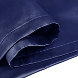 Satin Silk Pillowcases Pair Navy