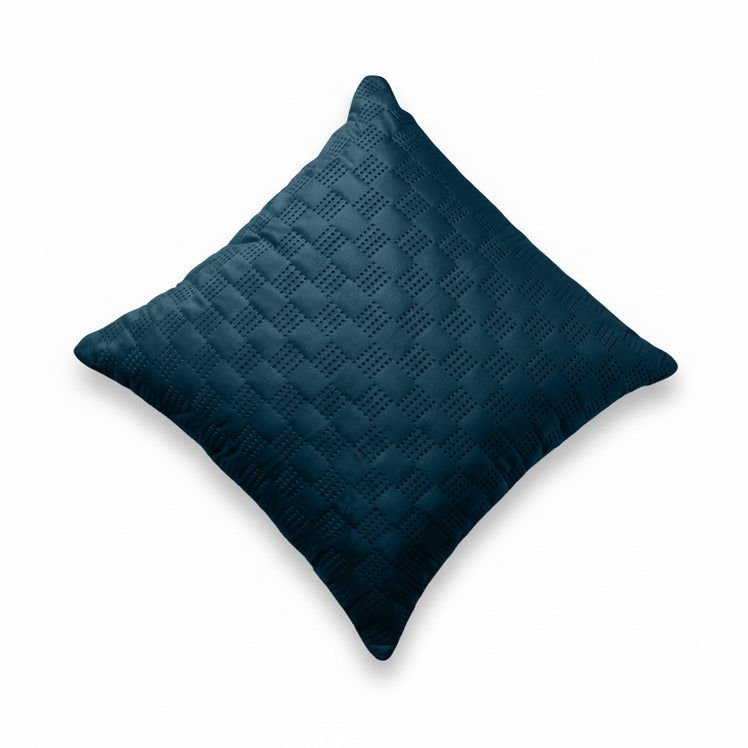 Velvet Embossed Pattern Cushion Covers Check