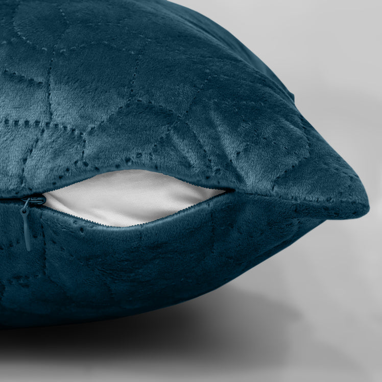 Velvet Embossed Pattern Cushion Covers Pebbles