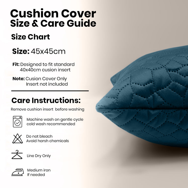 Velvet Embossed Pattern Cushion Covers Pebbles