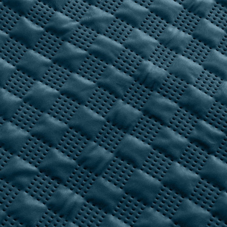 Velvet Embossed Pattern Cushion Covers Check