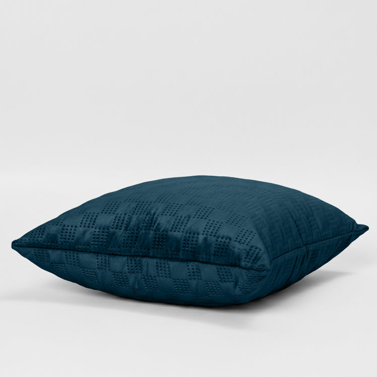 Velvet Embossed Pattern Cushion Covers Check