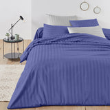 Stripe Duvet Covers Bedding Set with Pillowcases & Fitted Sheet