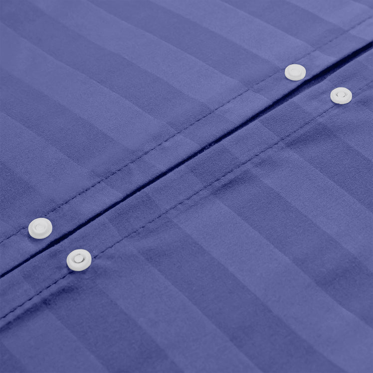 Stripe Duvet Covers Bedding Set with Pillowcases & Fitted Sheet