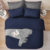 4 Piece Bedding Set Duvet Cover, Pillowcases & Fitted Sheet