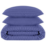 Stripe Duvet Covers Bedding Set with Pillowcases & Fitted Sheet
