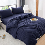 4 Piece Bedding Set Duvet Cover, Pillowcases & Fitted Sheet