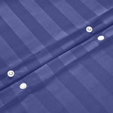 Stripe Navy Duvet Cover Set With Pillowcases