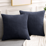 Velvet Striped Corduroy Cushion Covers