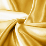 Satin Silk Pillowcases Pair Ochre