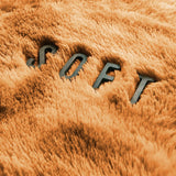 Ochre Shaggy Rug Faux Fur Anti Slip Soft Fluffy