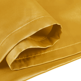 Satin Silk Pillowcases Pair Ochre